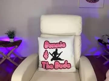 Bunnieandthedude from Chaturbate