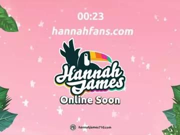 Hannahjames710 from Chaturbate