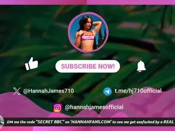 Hannahjames710 from Chaturbate